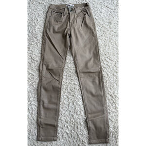 Women's Pookie & Sebastian Khaki Wax Pants Size XS